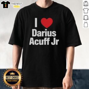 Alt Text: Top Darius Acuff Jr I Heart Darius Acuff Jr T-Shirt design featuring vibrant graphics and bold text on a stylish tee.