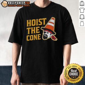 Hot Hoist The Cone Pirates T-Shirt featuring a vibrant graphic design, perfect for fans of the Cone Pirates.