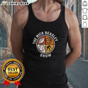 Nice The Nick Beasley Show logo tank top featuring vibrant graphics and a trendy design for fans of the show.