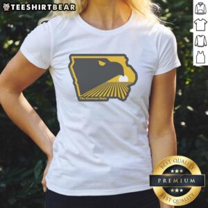 Premium Iowa ladies tee featuring stylish design, perfect for showing off your Hawkeye State pride.