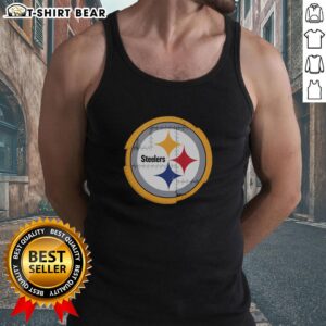 Stylish Nice Pittsburgh Steelers rivet logo tank top, perfect for fans showcasing team spirit in casual wear.