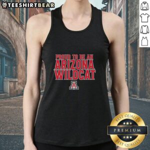 Pretty Proud to Be an Arizona Wildcat tank top featuring vibrant colors and the iconic Wildcat logo for fans.
