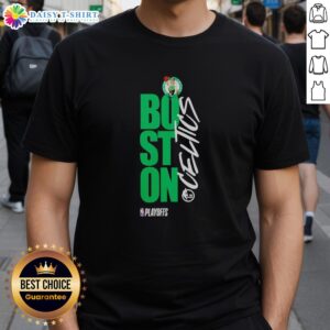Nice Boston Celtics Playoff NBA 2026 T-Shirt featuring vibrant team colors and logo, perfect for fans and game day.