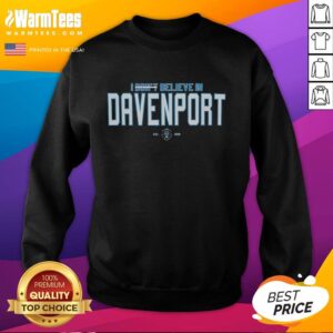 Awesome I Don't Believe in Davenport Detroit Lions Sweatshirt in vibrant colors, perfect for fans and cozy wear.