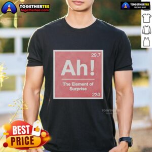 Nice The Element Of Surprise 230 Ah 29 7 Sci-Fi Movie T-Shirt featuring vibrant sci-fi graphics and unique design.