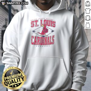 Hot St. Louis Cardinals Major League Baseball Cooperstown Diamond Hoodie featuring vibrant team colors and logo.
