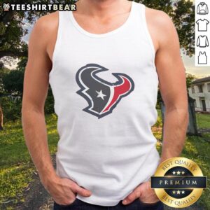 Alt Text: Original Houston Texans Rivet Logo Tank Top featuring a stylish design perfect for fans and summer wear.