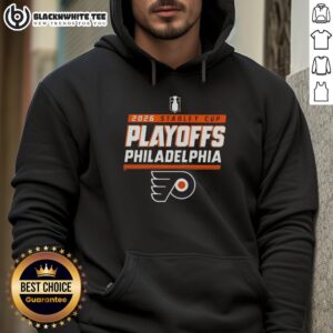 Nice Philadelphia Flyers NHL Stanley Cup Playoffs 2023 hoodie featuring team colors and logo, perfect for fans.