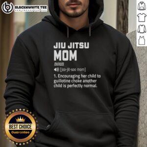 Good Jiu Jitsu Mom Hoodie in vibrant colors, showcasing pride and support for Jiu Jitsu enthusiasts and mothers.