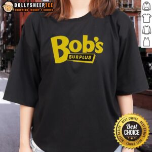 Official Trey Anastasio Bobs Surplus Logo Ladies Tee featuring vibrant design and comfortable fit for fans.