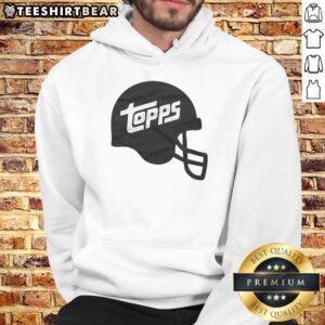 Nice Topps football helmet hoodie, featuring a stylish design perfect for fans and cozy wear during game days.