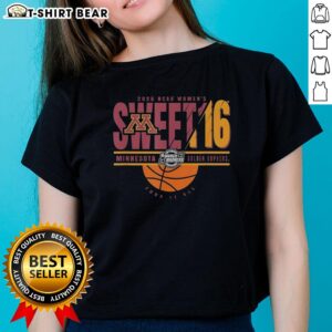 Nice Minnesota Golden Gophers NCAA Women's Sweet 16 2026 Men's March Madness Four It All Ladies Tee design.