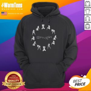 Official Shygirl Human Shape Circle Hoodie featuring vibrant graphics and a stylish design, perfect for streetwear enthusiasts.