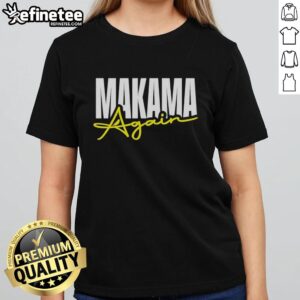 Premium Jovon Makama Again Norwich City Signature Ladies Tee featuring stylish design and vibrant team colors.