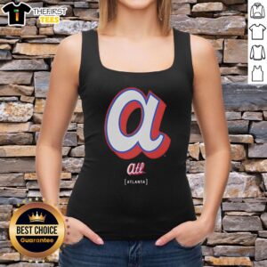 Nice 2026 City Connect X Atlanta Braves logo tank top featuring vibrant team colors and stylish design.