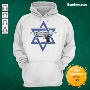Pretty The Fire Power Legend Israel Hoodie featuring vibrant colors and bold design for a stylish casual look.