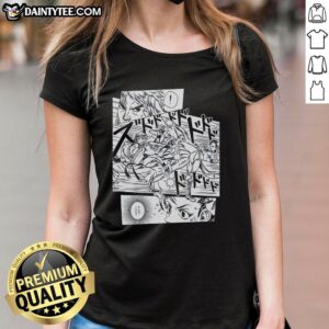 Awesome Street Fighter EVO Moment 37 captured on a ladies tee, showcasing intense gaming action and shifting momentum.