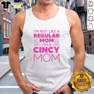 Stylish 'Pretty I'm Not Like a Regular Mom' tank top in vibrant colors, perfect for fashionable moms who embrace their uniqueness.
