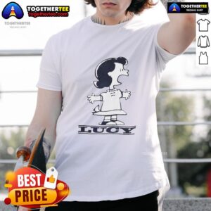 Good Lucy Van Pelt Peanuts 1960 T-Shirt featuring classic comic art, perfect for fans of vintage cartoon apparel.
