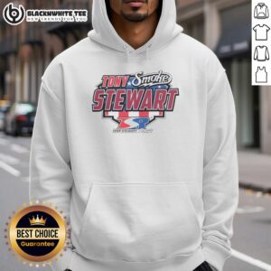 Awesome Nitromall Tony Stewart Smoke Americana Hoodie featuring bold graphics and a comfortable fit for fans.
