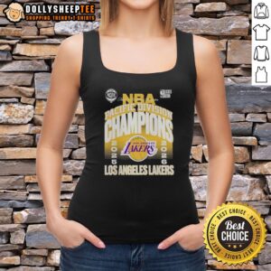 Nice Los Angeles Lakers 2026 NBA Pacific Division Champions tank top showcasing team pride and vibrant design.