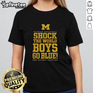 Original Michigan Wolverines NCAA Men's Basketball National Champions 2026 tee for boys and ladies, celebrating 'Go Blue' spirit.