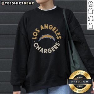 Top Los Angeles Chargers Circle Sweatshirt in navy blue, featuring the team's logo and a comfortable design for fans.