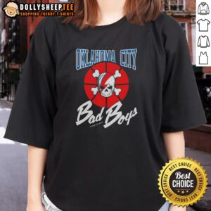 Stylish Hot Oklahoma City Thunder Bad Boys ladies tee featuring bold graphics and a comfortable fit for fans.