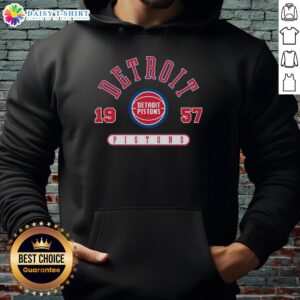 Awesome Detroit Pistons Established Gray Hoodie featuring team logo, perfect for fans and stylish casual wear.