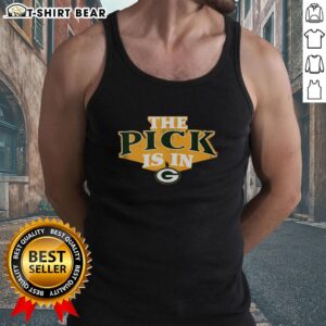 Good Green Bay Packers pick is in tank top showcasing team spirit and style for fans at games or casual outings.