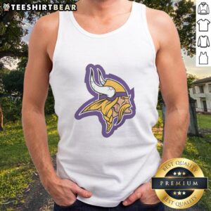 Good Minnesota Vikings rivet logo tank top showcasing a stylish design for fans of the NFL team.
