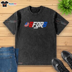 Haiden Deegan 6for6 washed t-shirt in stylish design, perfect for casual wear and motorcycle enthusiasts.