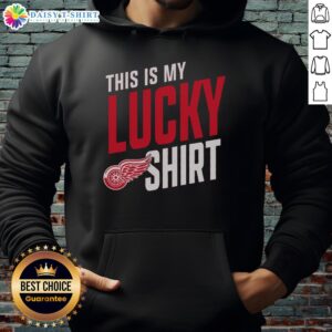 Top Detroit Red Wings hoodie featuring a lucky design, perfect for fans showing team spirit and style.