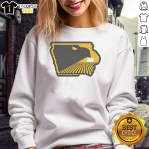 Nice The Hawkeye State Iowa Sweatshirt featuring a stylish design and comfortable fit, perfect for Iowa fans.