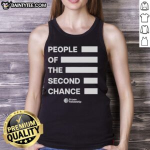 Good People of the Second Chance tank top featuring a stylish design promoting positivity and second chances.