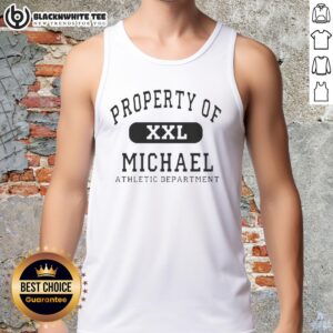 Alt Text: XXL Michael tank top featuring original design, perfect for casual wear and layering in any wardrobe.