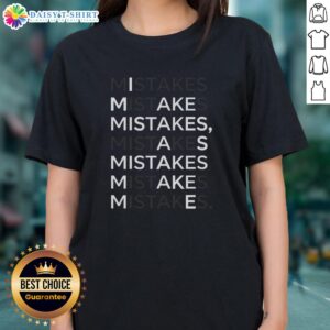 Funny ladies tee featuring 'Awesome Mistake' graphic, perfect for casual wear and showcasing a sense of humor.