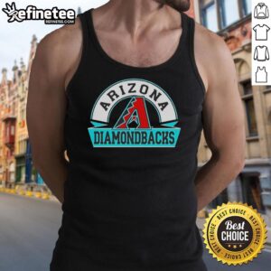 Top Arizona Diamondbacks Phase Banner Arch Tank Top featuring team colors and logo, perfect for baseball fans.