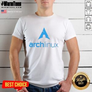 Good Arch Linux Logo T-Shirt featuring the iconic Arch Linux logo on a stylish, comfortable tee for tech enthusiasts.