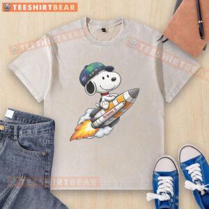 Cute Snoopy NASA Artemis II T-Shirt - Image 6