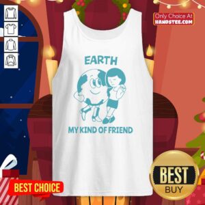 Pretty Earth My Kind of Friend tank top featuring a vibrant graphic design, perfect for casual summer outfits.