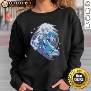 Good Escape The Darkness Kingdom Hearts sweatshirt featuring vibrant graphics and cozy design for fans of the game.
