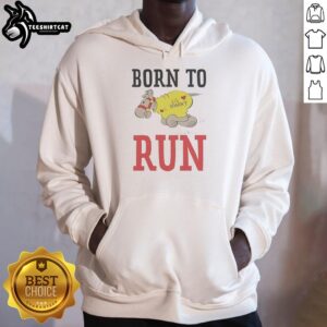 Nice Lil Sparky Donkey Born to Run Hoodie featuring a playful donkey graphic, perfect for casual wear.