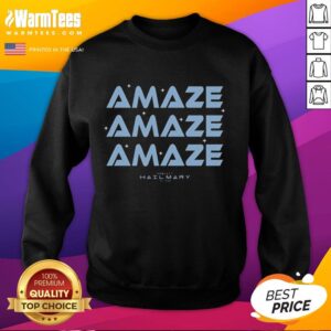 Stylish Nice Amaze Project Hail Mary sweatshirt featuring unique design, perfect for fans of the series and cozy wear.