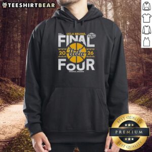 2026 NCAA Women's UCLA Bruins Final Four hoodie in Phoenix, Arizona - stylish fan gear for championship supporters.