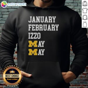 Hot Michigan Wolverines hoodie featuring Izzo design, perfect for January and February sports fans.