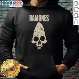 Stylish Nice Ramones Skull CM Punk Hoodie featuring a bold skull graphic, perfect for punk rock fashion enthusiasts.