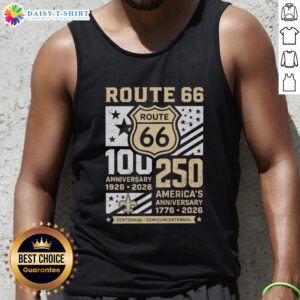 Original New Orleans Saints Route 66 Centennial 100th Anniversary Tank Top celebrating 250th America Anniversary 1926-2026.