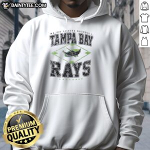 Hot Tampa Bay Rays Major League Baseball Cooperstown Diamond Hoodie showcasing team colors and logo in a stylish design.