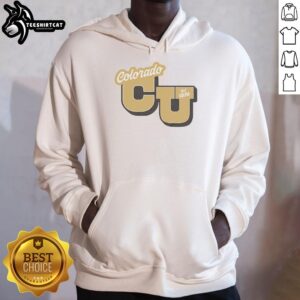Good Colorado Est 1876 Old Gold Hoodie featuring a vintage design, perfect for fans of Colorado style and heritage.